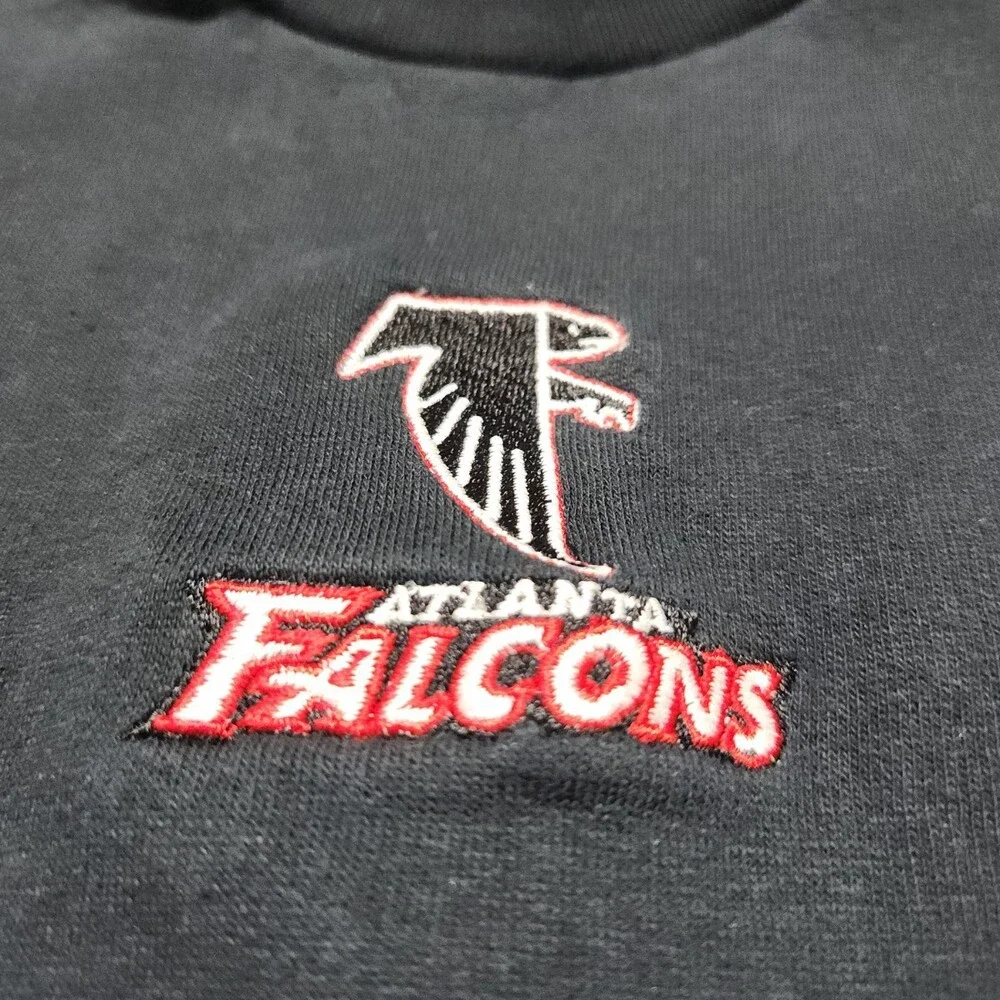 Brandon Atlanta Falcons Infant Romper 12 Months Black 100% Cotton Baby Clothing